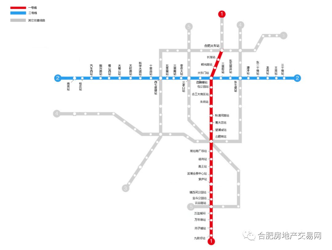 合肥地铁8号线最新线路图，构建城市新交通脉络