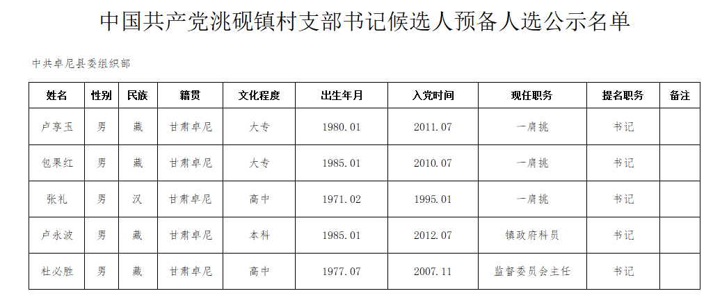 琼姆村人事任命重塑未来愿景